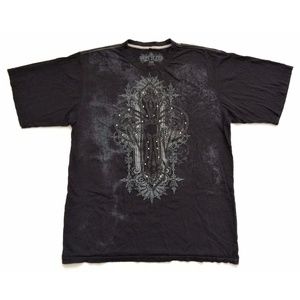 Pepe Jeans London T-Shirt Graphic Tee Cross Black